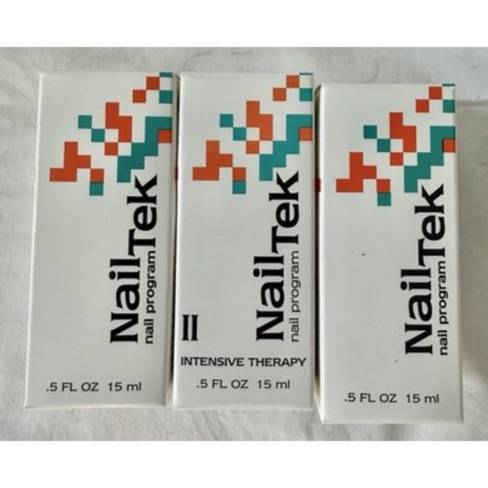 3pk Lot Nail Tek Nail Program For Strong Healthy Nails - NEW!